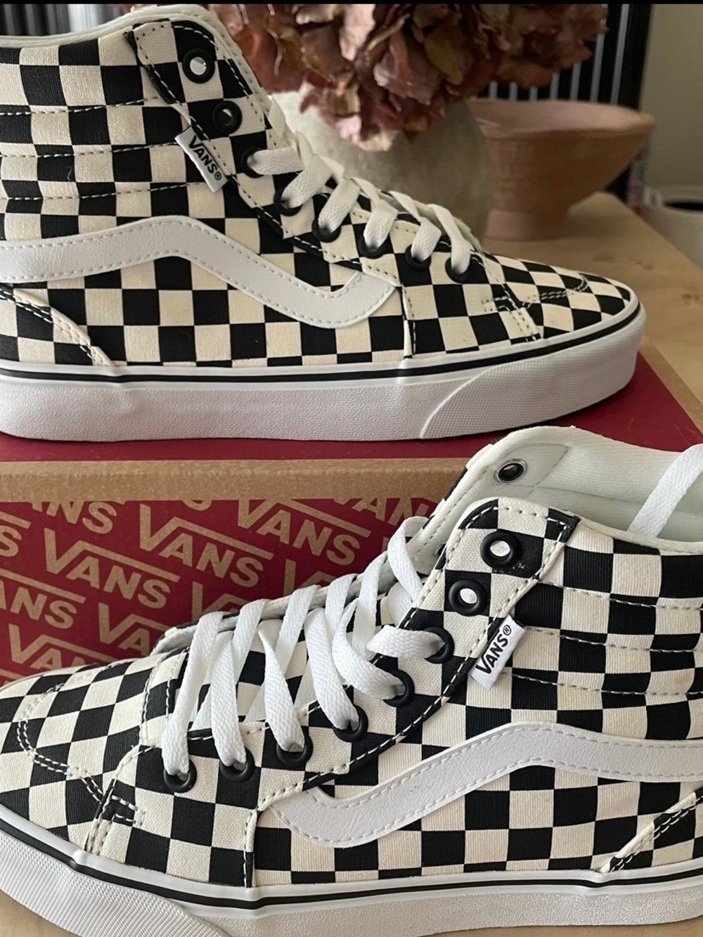 VANS Filmore Hi Checkerboard Shoes W7